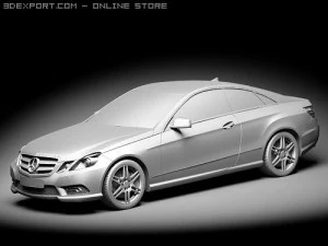 Mercedes-Benz E Coupe 2010 3D Model