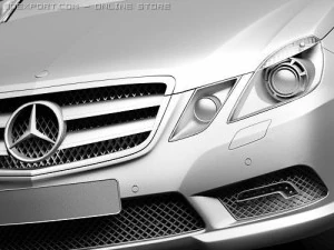 Mercedes-Benz E Coupe 2010 3D Model