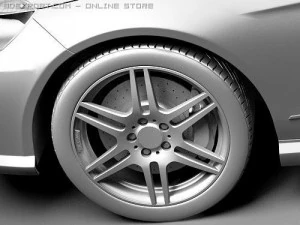 Mercedes-Benz E Coupe 2010 3D Model
