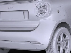 Smart Fortwo Cabrio 2016 3D Model