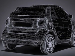 Smart Fortwo Cabrio 2016 3D Model