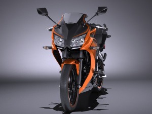 Honda CBR 300 R 2016 3D Модель