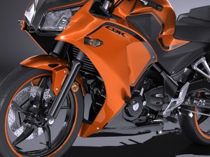 Honda CBR 300 R 2016 3D Модель