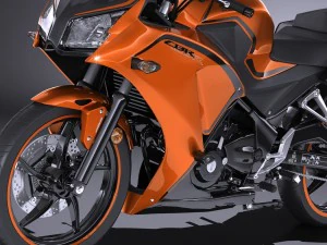 Honda CBR 300 R 2016 3D Model
