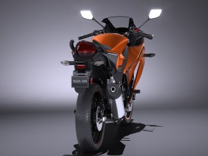 Honda CBR 300 R 2016 3D Модель