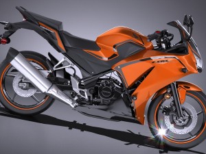 Honda CBR 300 R 2016 3D Модель