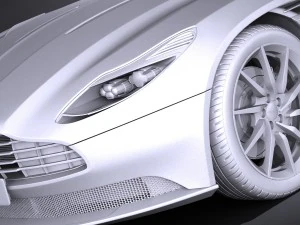 Aston Martin DB11 2017 3D Model