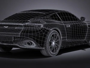 Aston Martin DB11 2017 3D Model
