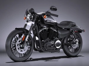 ハーレーダビッドソン ロードスター 2016 3Dモデル