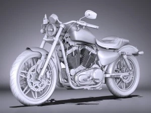 Harley-Davidson Roadster 2016 3D Model
