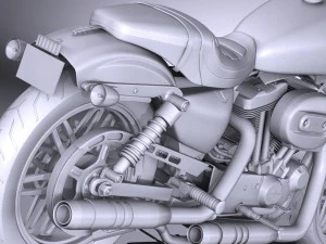 Harley-Davidson Roadster 2016 3D Model