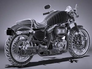 Harley-Davidson Roadster 2016 3D Model