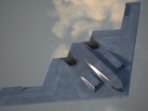 B2 spirit bomber Modello 3D