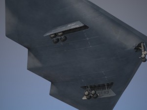 B2 spirit bomber Modello 3D