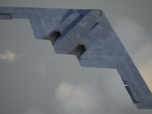 B2 spirit bomber Modello 3D