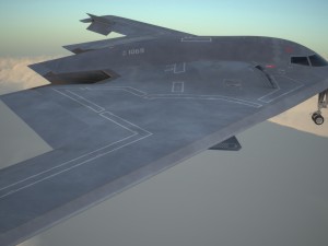 B2 spirit bomber Modello 3D