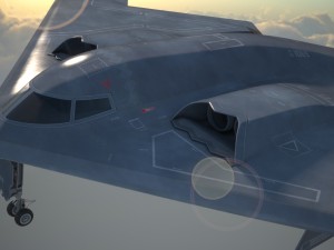 B2 spirit bomber Modello 3D