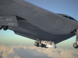 B2 spirit bomber Modello 3D