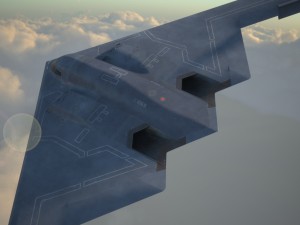 B2 spirit bomber Modello 3D