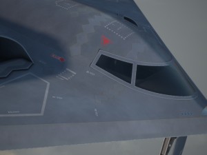 B2 spirit bomber Modello 3D