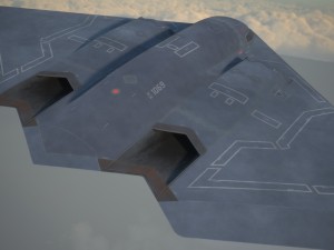 B2 spirit bomber Modello 3D