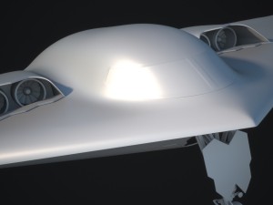 B2 spirit bomber Modello 3D