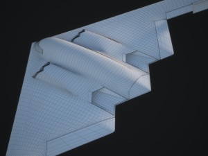 B2 spirit bomber Modello 3D