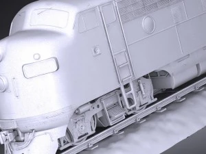 Santa Fe Super Chief Train 3D Model