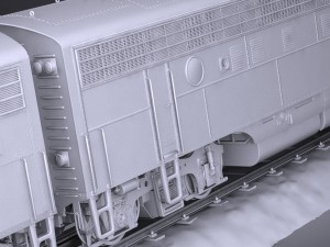 Santa Fe Super Chief Train Modello 3D