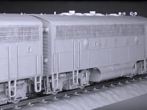 Santa Fe Super Chief Train Modello 3D