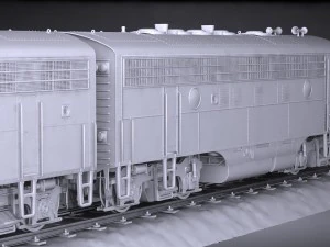 Santa Fe Super Chief Train 3D Model