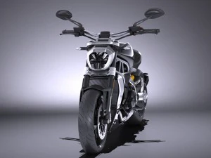 Ducati X-diavel 2016 3D Model