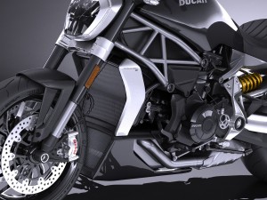 Ducati X-diavel 2016 3D Model