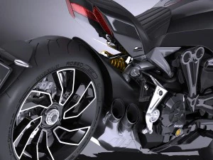 Ducati X-diavel 2016 3D Model