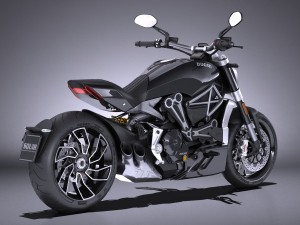Ducati X-diavel 2016 3D Model