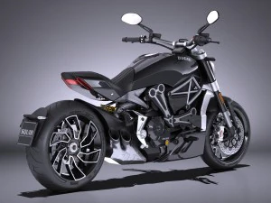 Ducati X-diavel 2016 3D Model