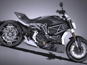 Ducati X-diavel 2016 3D Model