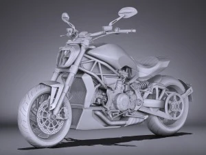 Ducati X-diavel 2016 3D Model