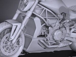 Ducati X-diavel 2016 3D Model