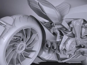 Ducati X-diavel 2016 3D Model