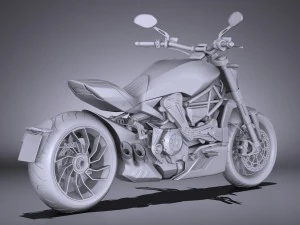 Ducati X-diavel 2016 3D Model