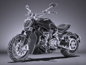 Ducati X-diavel 2016 3D Model