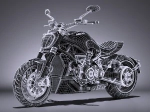 Ducati X-diavel 2016 3D Model
