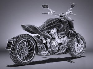 Ducati X-diavel 2016 3D Model