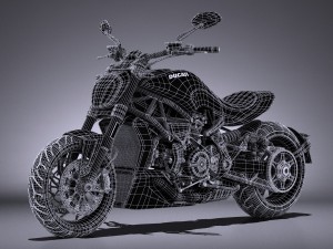 Ducati X-diavel 2016 3D Model