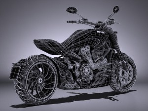 Ducati X-diavel 2016 3D Model