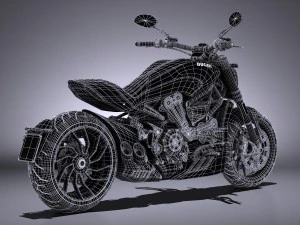 Ducati X-diavel 2016 3D Model