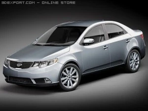 Kia Forte 2010 Modelo 3D