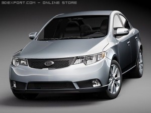 Kia Forte 2010 Modello 3D