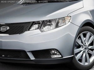 Kia Forte 2010 3D Model